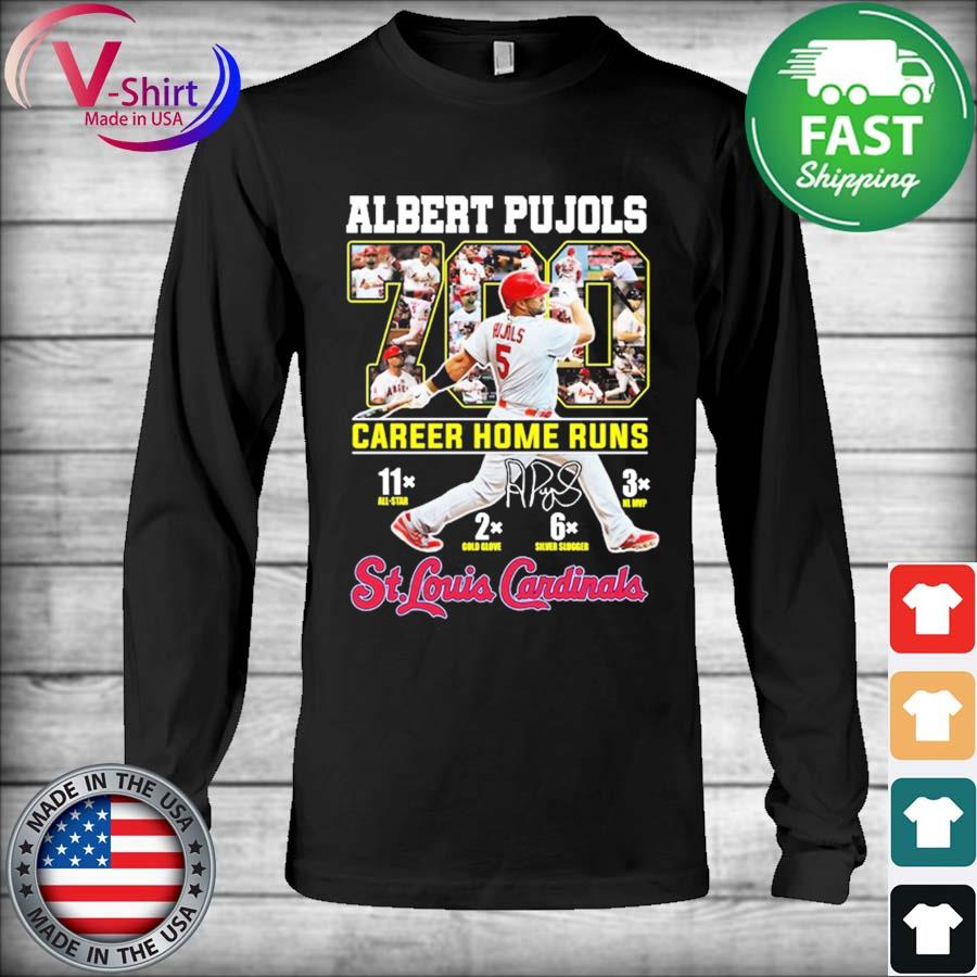 Albert Pujols Career Home Run St.Louis Cardinals Shirt