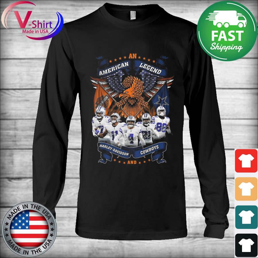 American Legend Harley Davidson Dallas Cowboys Shirt, Dallas