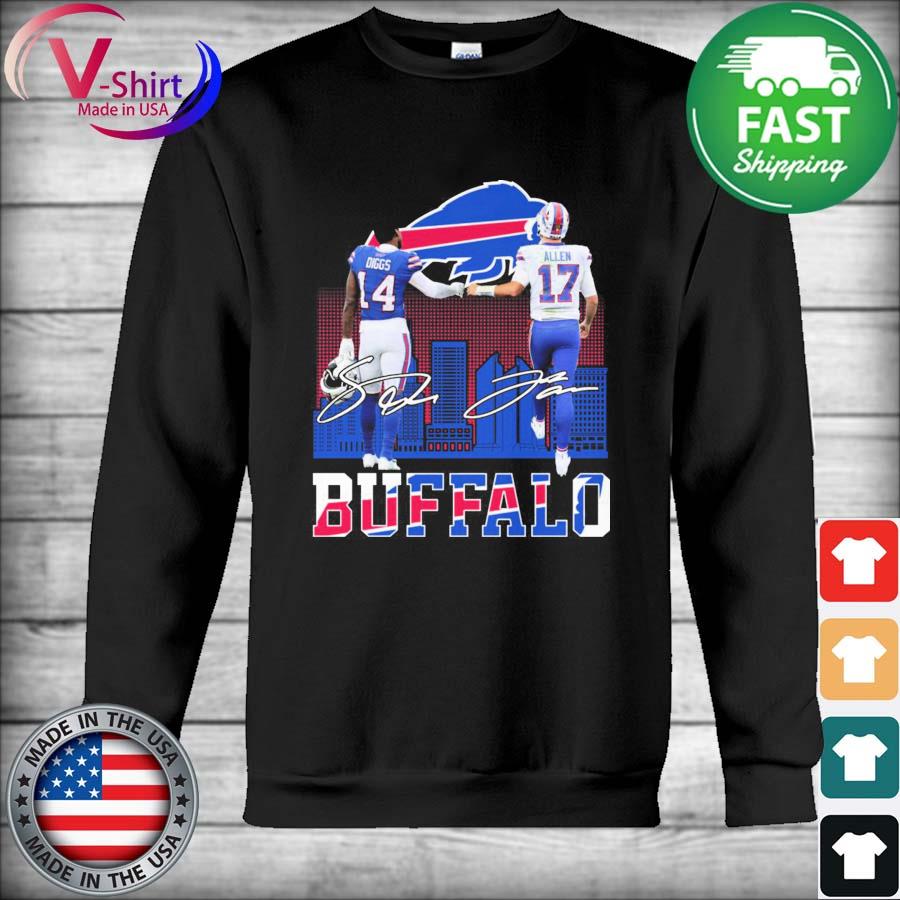 Youth Buffalo Bills Stefon Diggs Signature Youth T-Shirt from Homage. | Officially Licensed Vintage NFL Apparel from Homage Pro Shop.