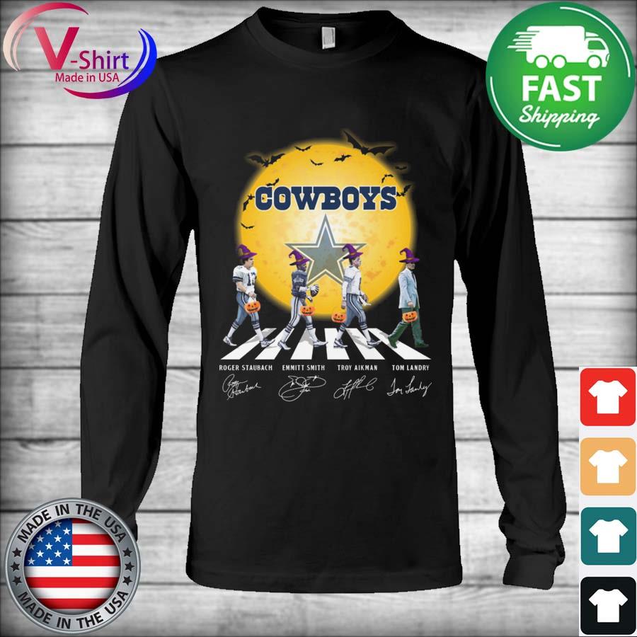 The Cowboys Roger Staubach Emmitt Smith Troy Aikman Tom Landry signatures  shirt, hoodie, tank top, sweater and long sleeve t-shirt