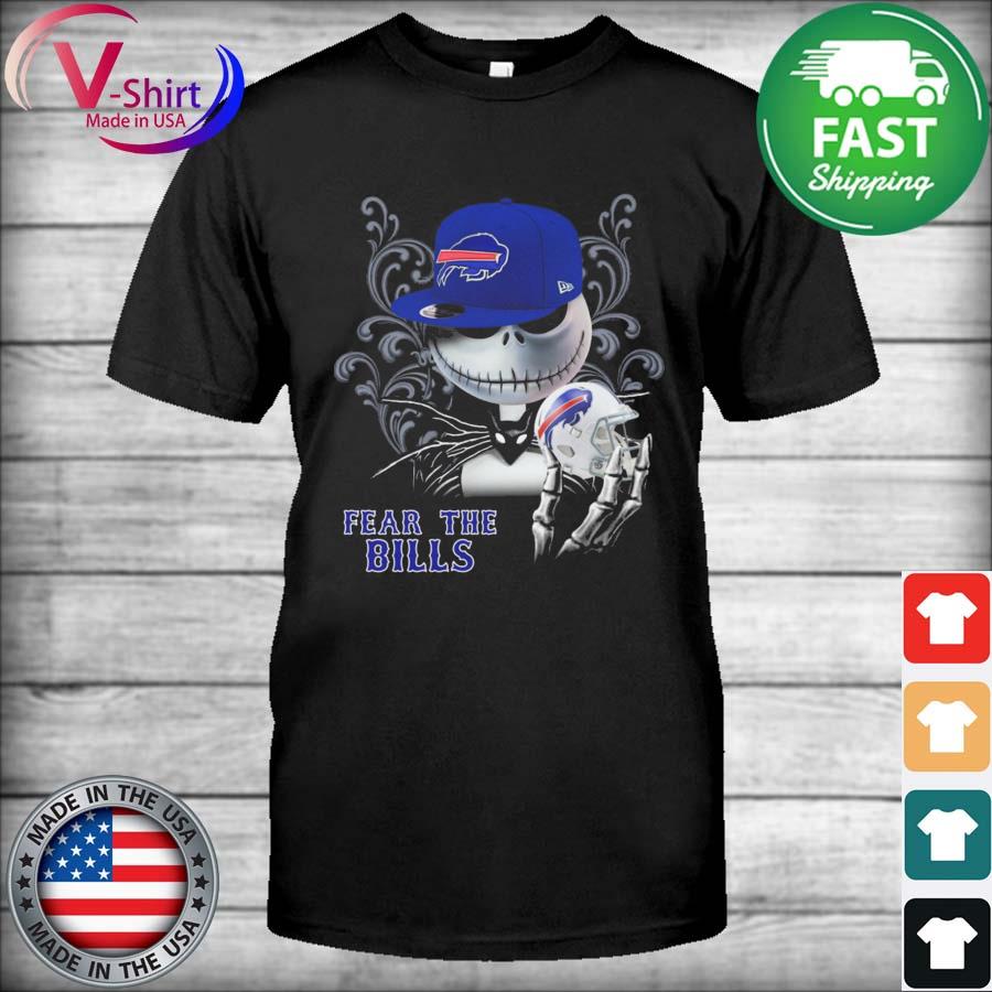 Buffalo Bills Jack Skellington Fear The Bills Halloween shirt, hoodie,  sweater, long sleeve and tank top