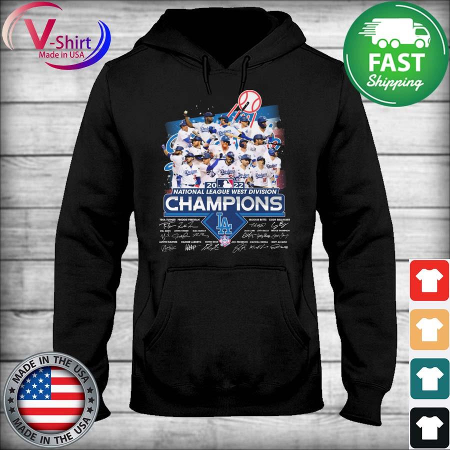 Official los Angeles Dodgers we own the west 2022 west division champion  shirt, hoodie, sweater, long sleeve and tank top