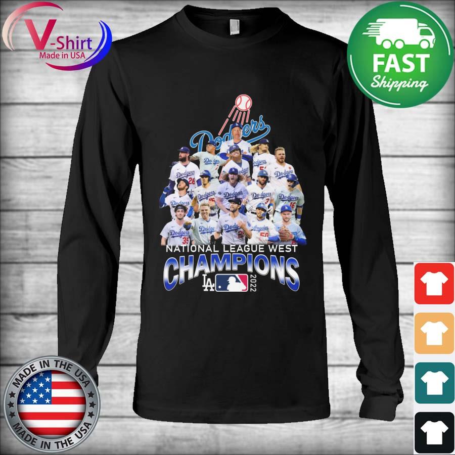 Los Angeles Dodgers Team 2022 National League West Champions shirt