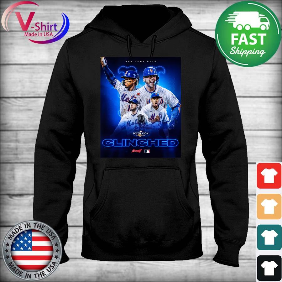 New York Mets back to postseason 2022 clinched shirt, hoodie, sweater, long  sleeve and tank top