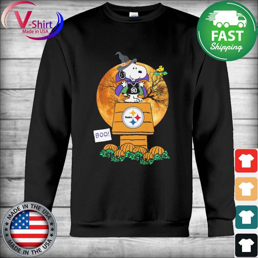 Snoopy And Woodstock I Only Roll With The Pittsburgh Steelers T-Shirt - T- shirts Low Price