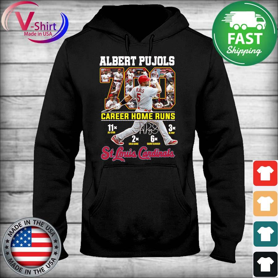 5 Albert Pujols St Louis Cardinals Baseball 700 Home Runs Signature shirt,  hoodie, sweater, long sleeve and tank top