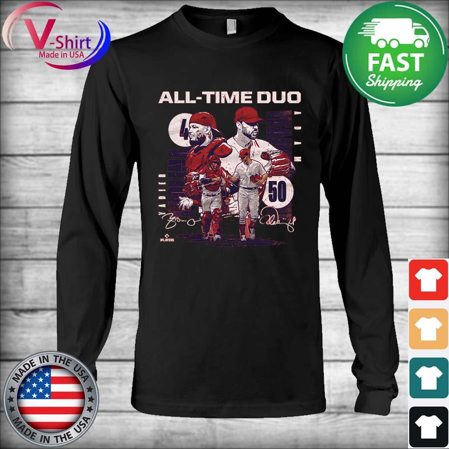 Yadier Molina & Adam Wainwright All-Time Duo Signatures Shirt