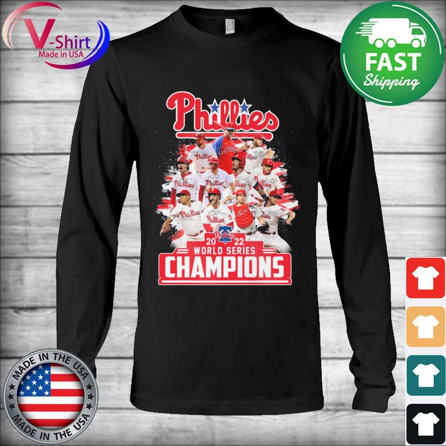 Philadelphia Phillies 2022 World Series Champions Signatures shirt, hoodie,  sweater, long sleeve and tank top