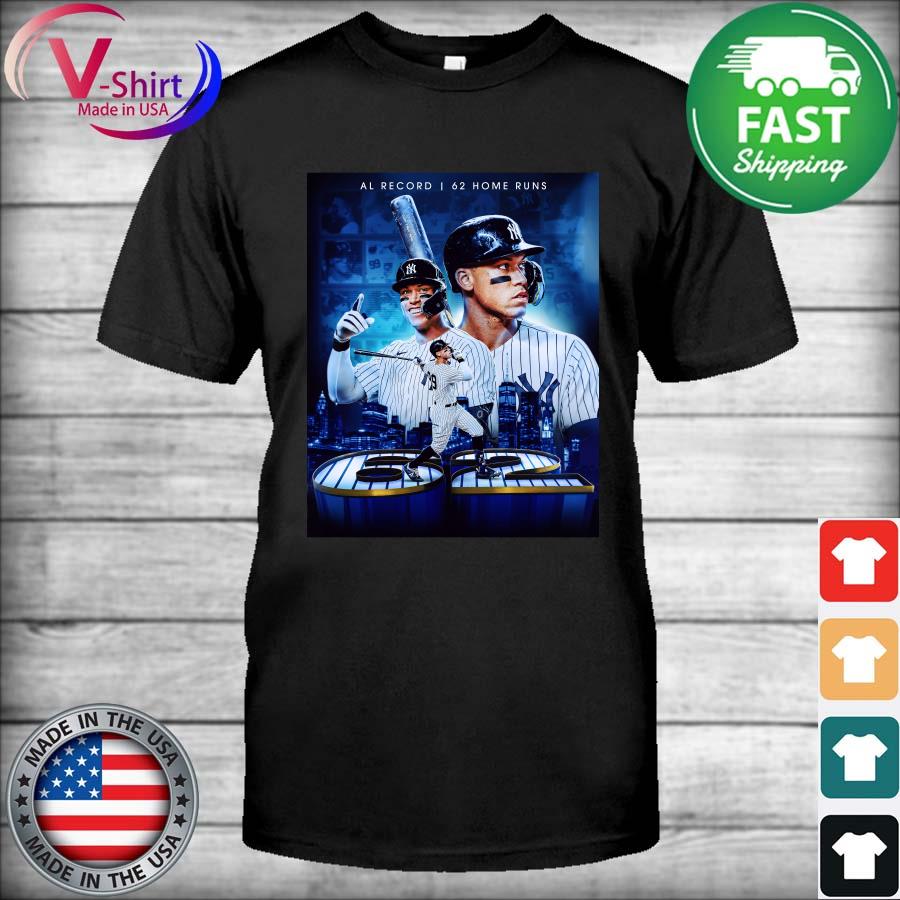 New York Yankees Aaron Judge Al Record 62 Home Runs shirt, hoodie, sweater,  long sleeve and tank top