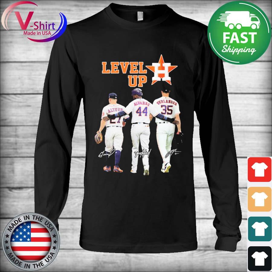 Level up Houston Astros shirt, hoodie, sweater, long sleeve and tank top