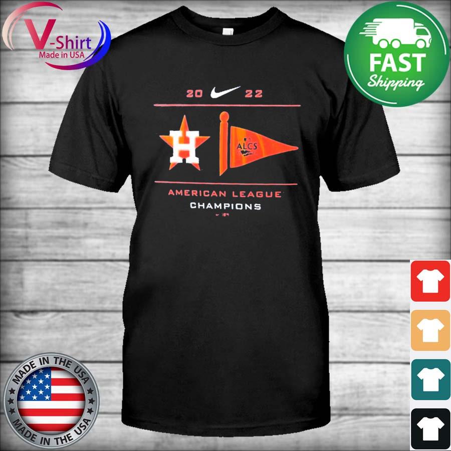 Houston Astros Nike 2022 American League Champions Pennant T-Shirt