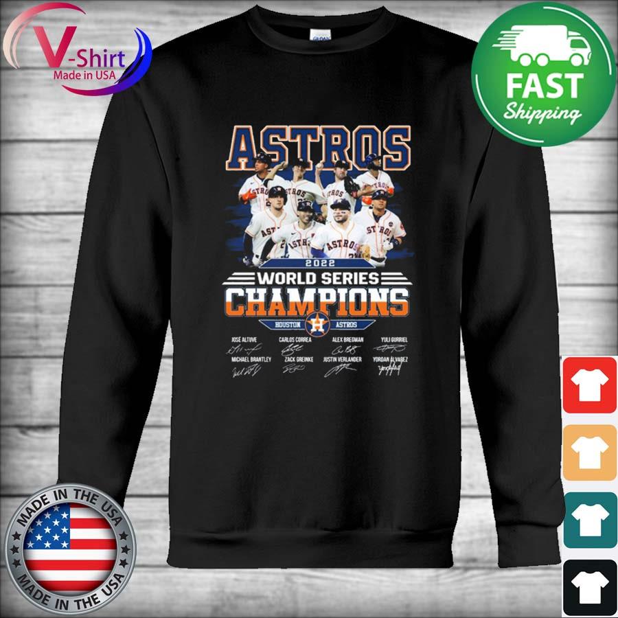 Team Houston Astros 2022 World Series Champions Signatures shirt, hoodie,  sweater, long sleeve and tank top