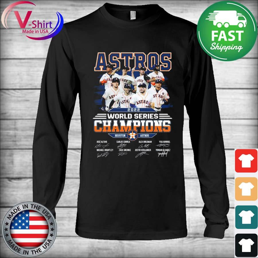 Houston Astros 2022 World Series Champions Signatures shirt, hoodie,  sweater, long sleeve and tank top
