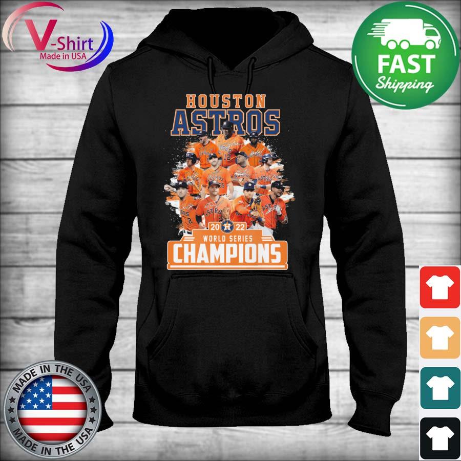 Official Houston Astros world series champions 2022 signatures Houston Astros  shirt, hoodie, longsleeve tee, sweater