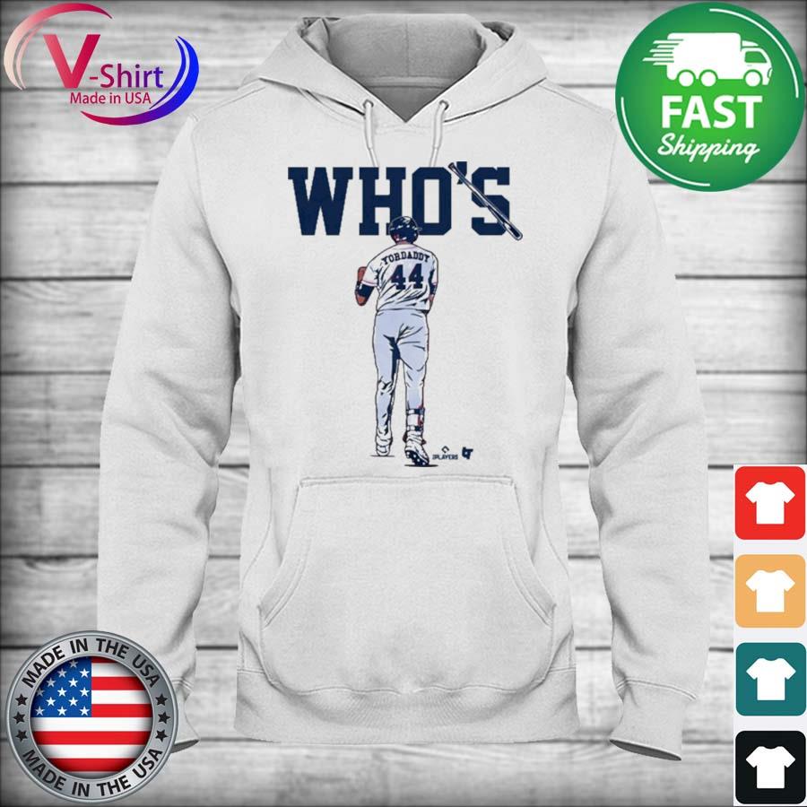 Houston astros who yordaddy 44 shirt, hoodie, sweater, long sleeve