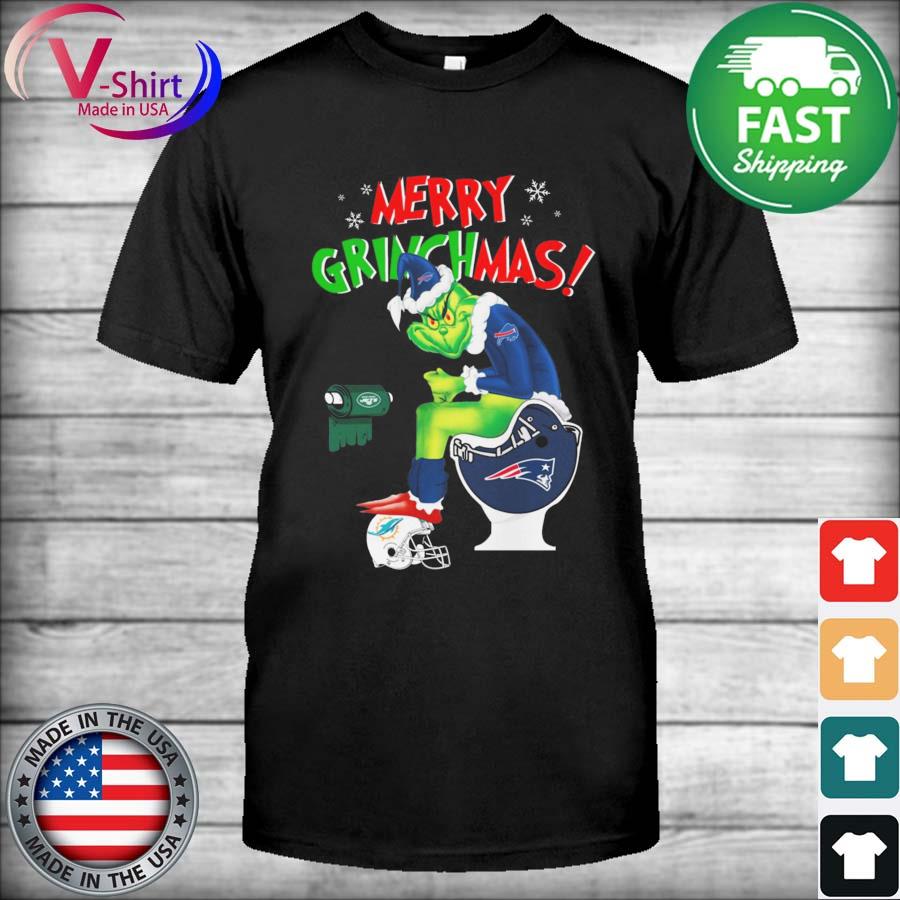 Merry Grinchmas The Grinch Buffalo Bills New England Patriots New