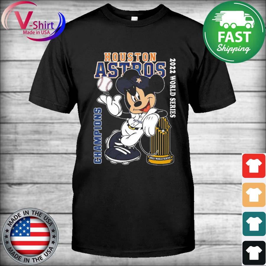 Mickey Mouse Houston Astros 2022 World Series Champions Ameican