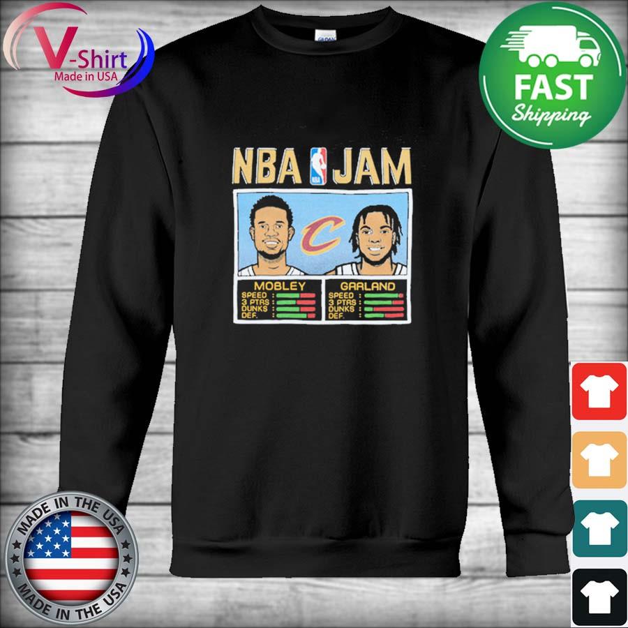 NBA Jam Cavs Mobley And Garland vintage shirt, hoodie, sweater