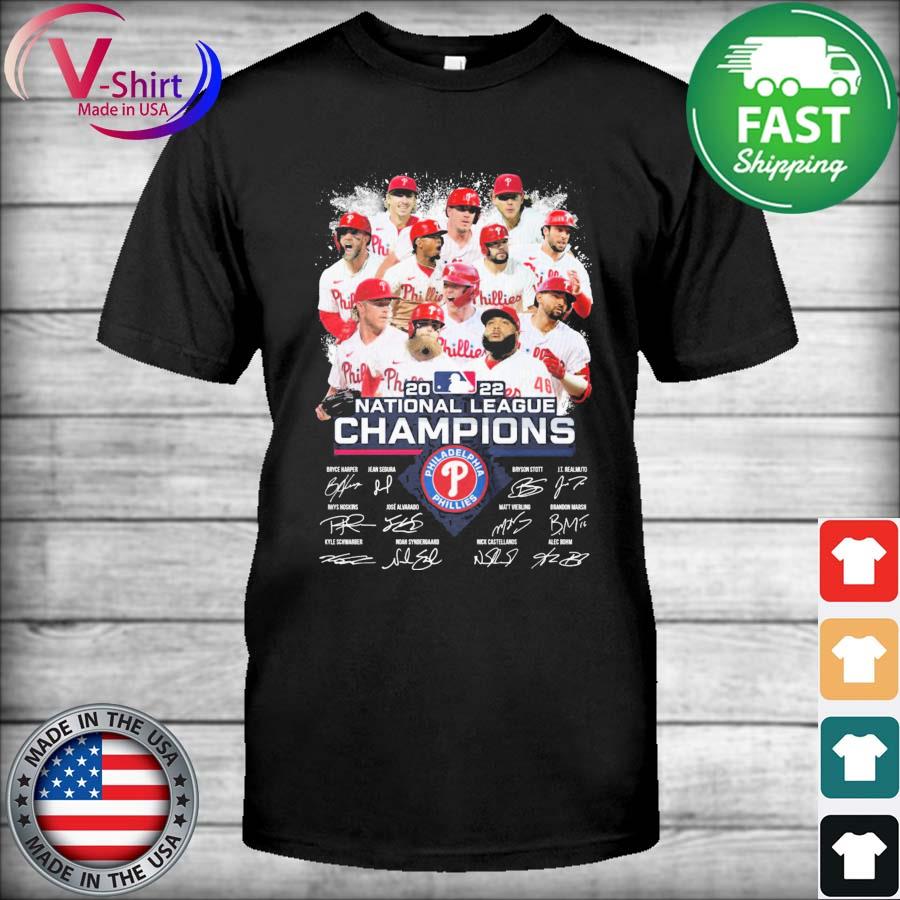 Philadelphia League Phillies Championship 2022 signatures Shirts