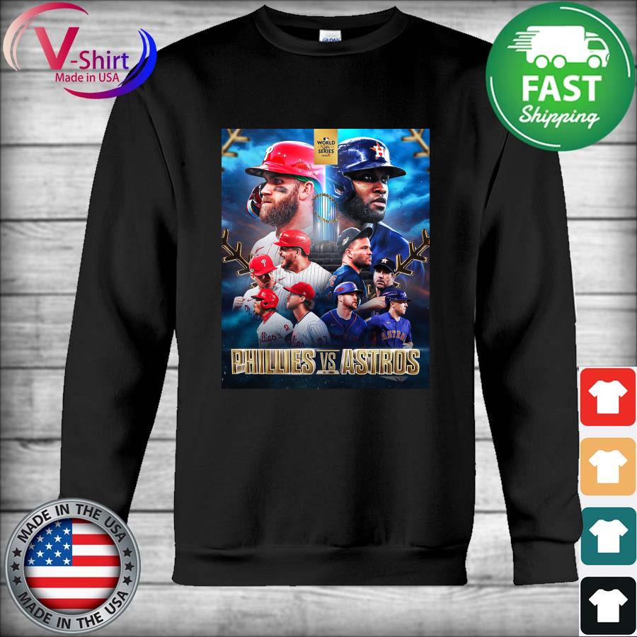 Philadelphia Phillies vs Houston Astros World Series National League Champs  2023 shirt - Teecheaps