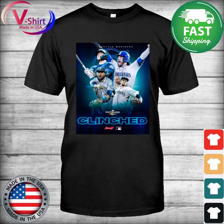 Seattle mariners clinched 2022 mlb postseason shirt, hoodie, sweater, long  sleeve and tank top