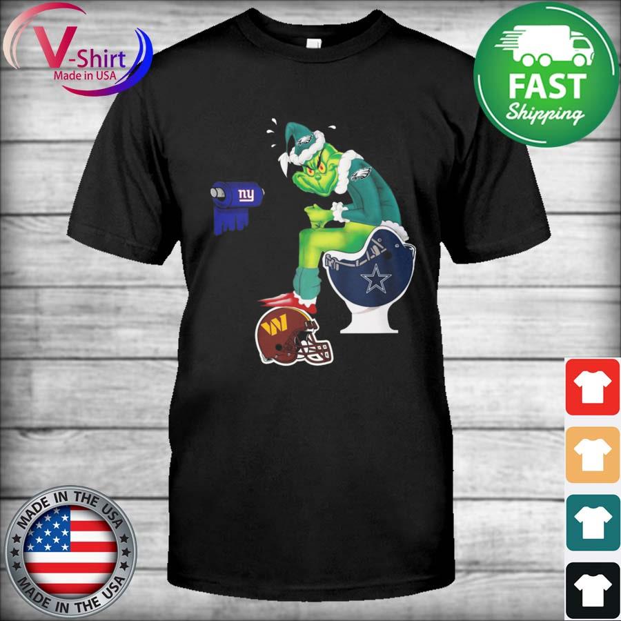 Official The Grinch Washington Commanders Dallas Cowboys Philadelphia  Eagles Shirt, hoodie, sweater, long sleeve and tank top