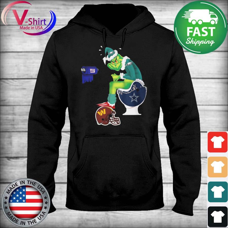 Official The Grinch Washington Commanders Dallas Cowboys Philadelphia Eagles  Shirt, hoodie, sweater, long sleeve and tank top