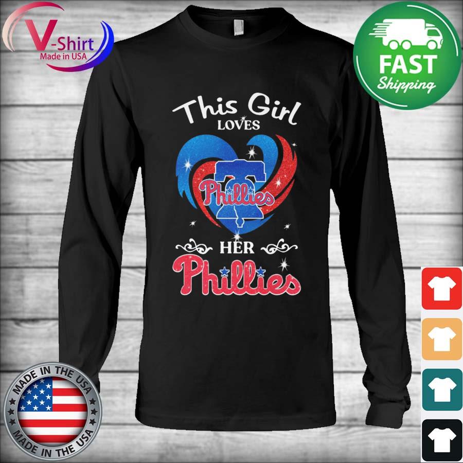 Philadelphia Phillies Girl heart shirt