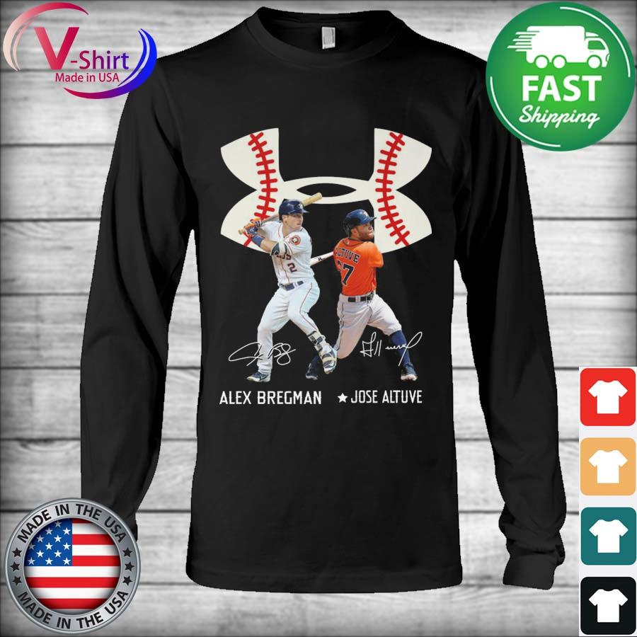 Under Armour Alex Bregman and Jose Altuve Houston Astros signatures shirt,  hoodie, sweater, long sleeve and tank top