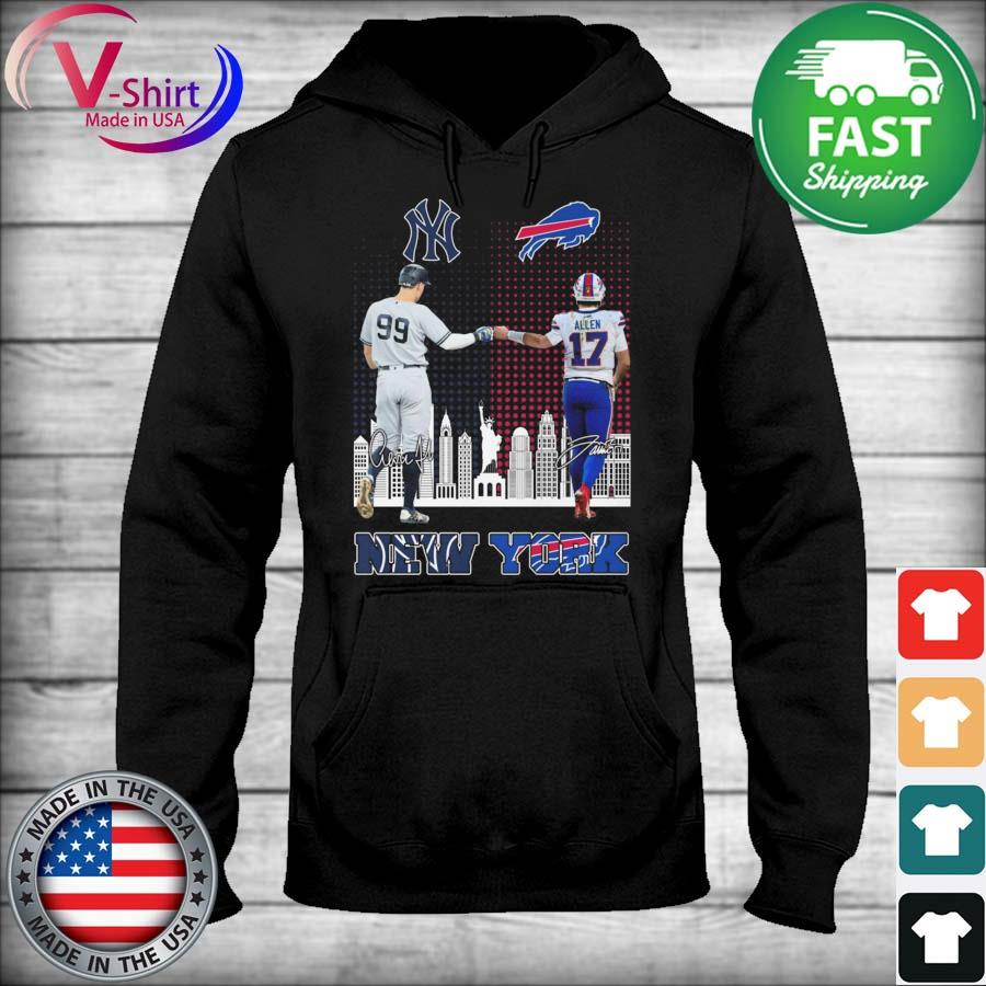 Official buffalo Bills Stefon Diggs and Josh Allen signature together 2022  shirt, hoodie, sweater, long sleeve and tank top