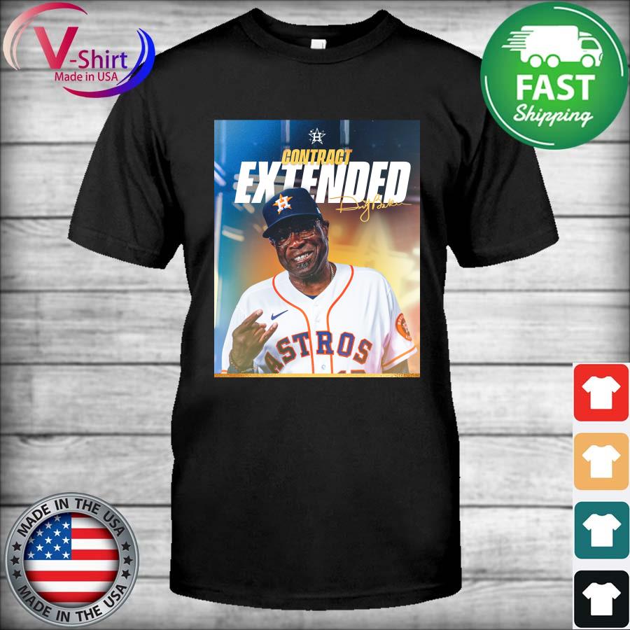 Houston Astros Dusty Baker Contract Extended signature shirt