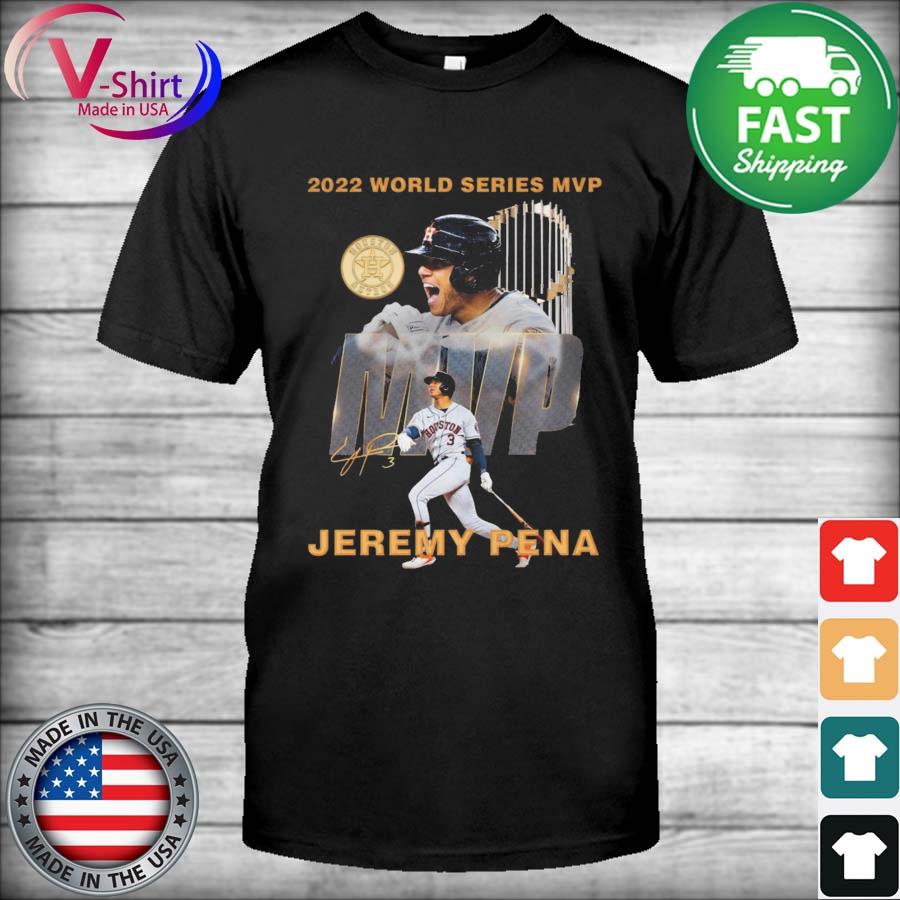 2022 World Series MVP Jeremy Pena signature shirt t-shirt by To