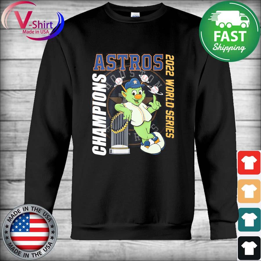 Houston Astros members and Orbit mascot champion shirt, hoodie, sweater,  long sleeve and tank top