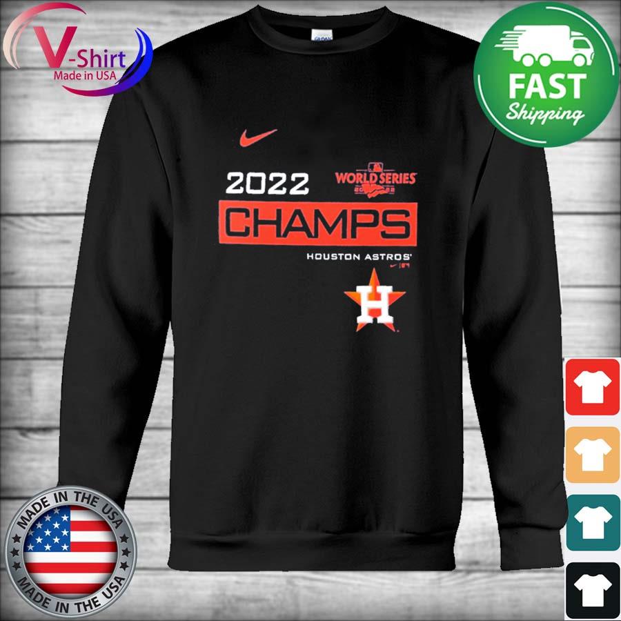 Nike Houston Astros 2022 World Series Champions Celebration logo shirt,  hoodie, sweater, long sleeve and tank top
