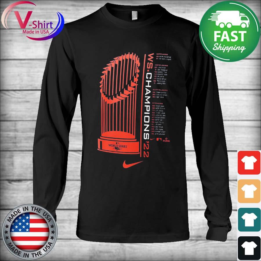 Houston Astros world series champions 2022 trophy limited edition shirt,  hoodie, sweater, long sleeve and tank top