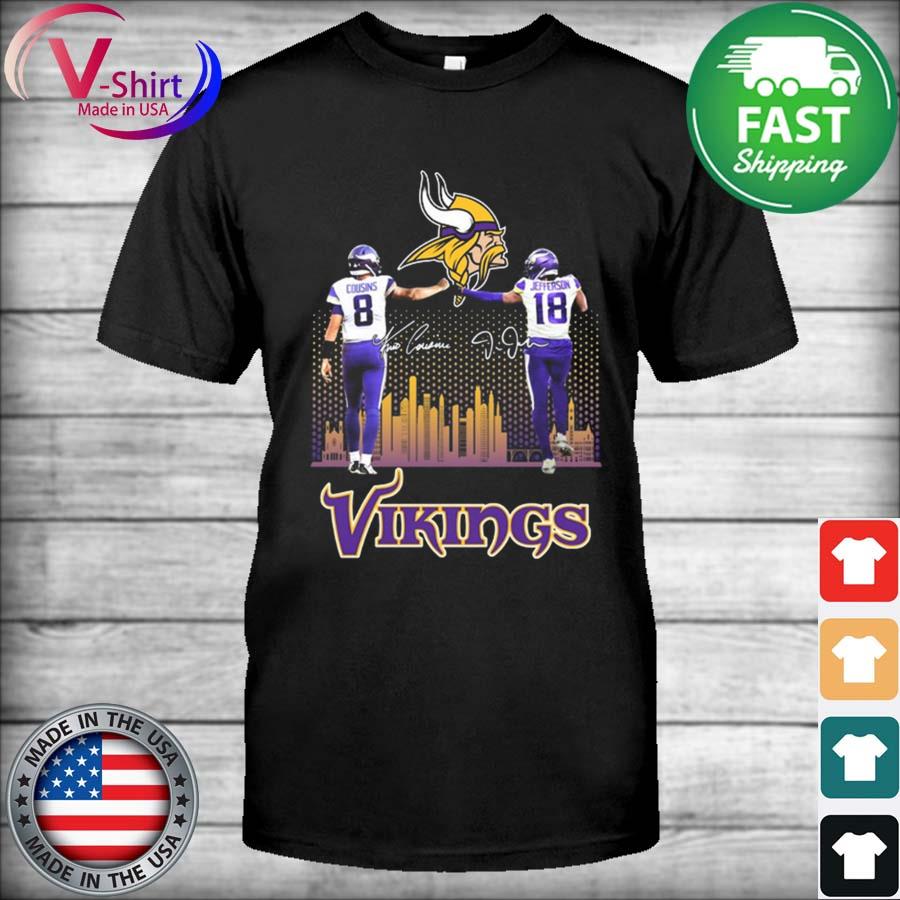 Kirk Cousins Minnesota Vikings football signature shirt, hoodie, sweater,  long sleeve and tank top