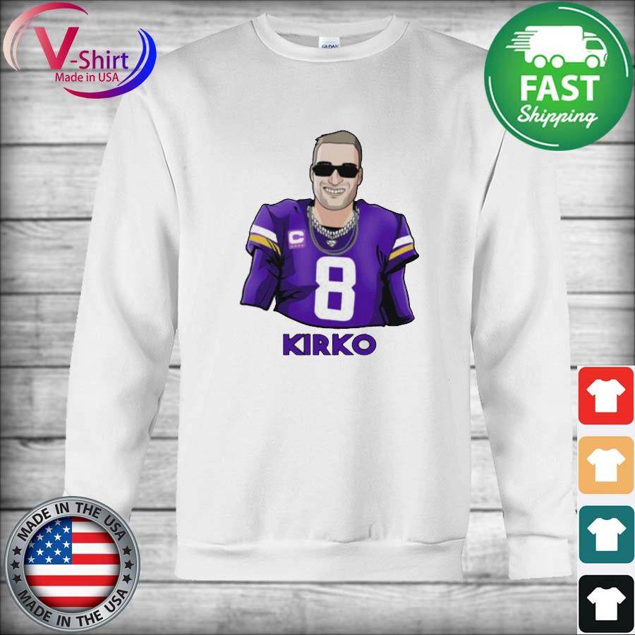 Funny Kirk Cousins Shirt Minnesota Vikings Long Sleeve Shirt Gifts for  Vikings Fans - Happy Place for Music Lovers