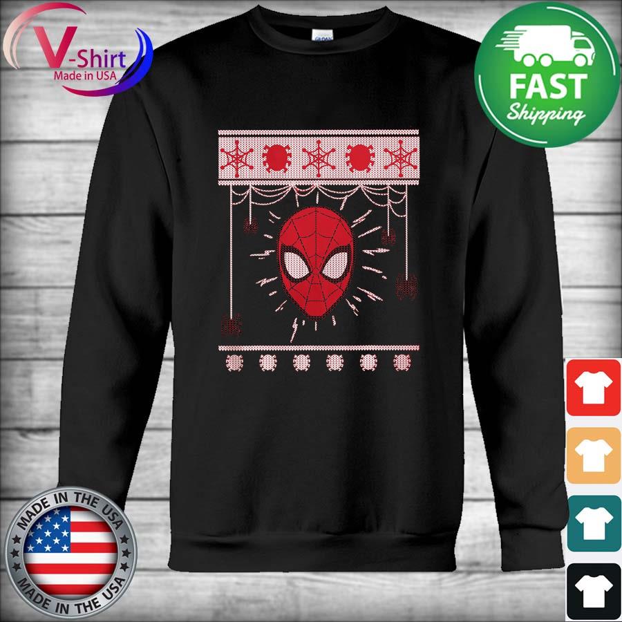 Marvel Spider-Man Spidey Ugly Christmas Sweater, hoodie, sweater, long  sleeve and tank top