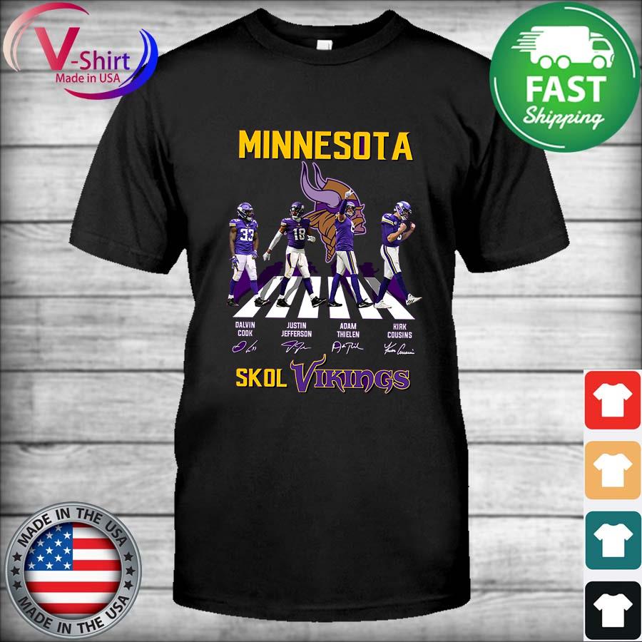 The Vingkings Abbey Road Kirk Cousins Adam Thielen Dalvin Cook And