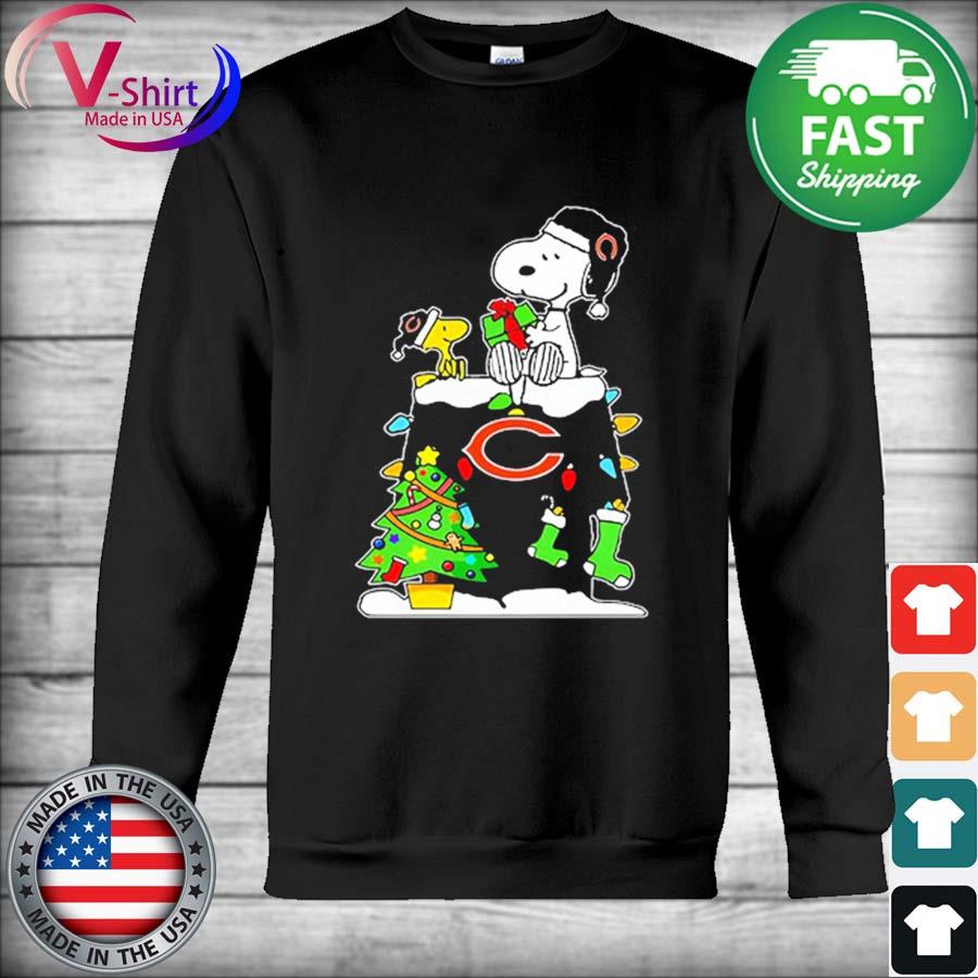 Snoopy Chicago Bears Christmas shirt, hoodie, sweater, long sleeve