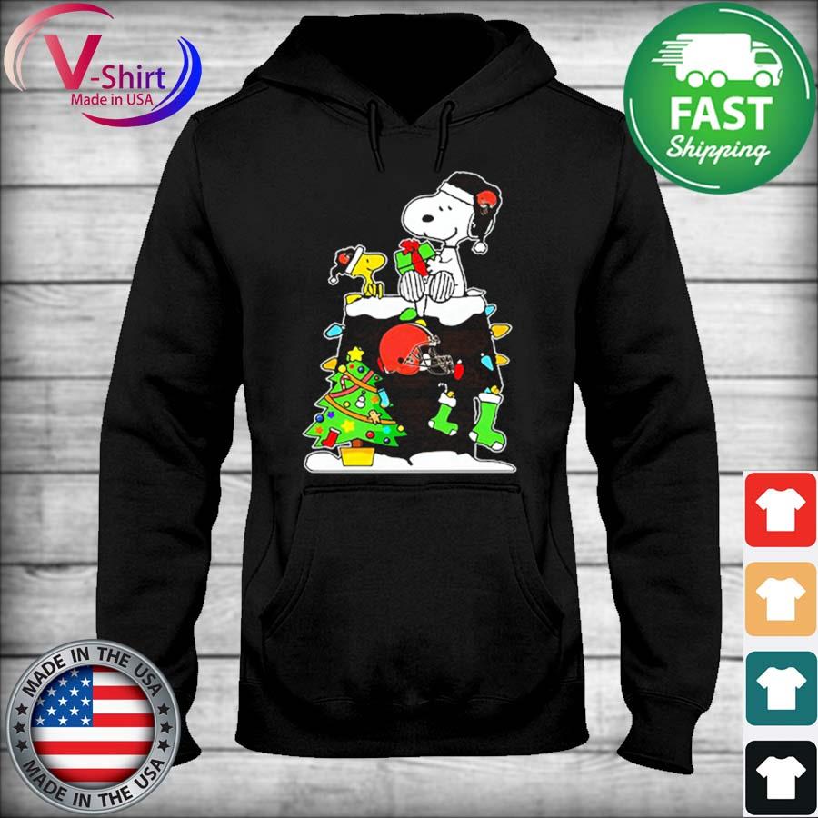 Snoopy Cleveland Browns Christmas shirt, hoodie, sweater, long sleeve and  tank top