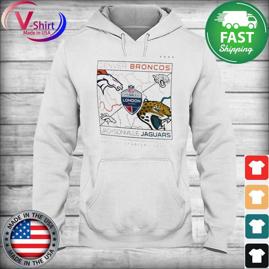 Denver Broncos vs Jacksonville Jaguars NFL London Games 2022 Matchup shirt,  hoodie, sweater, long sleeve and tank top