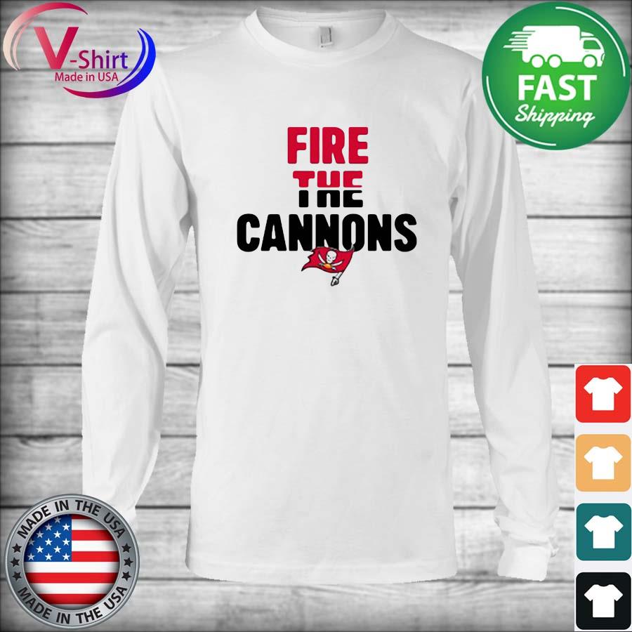 Fire The Cannons Logo Tampa Bay Buccaneers T-shirt, hoodie, sweater, long  sleeve and tank top