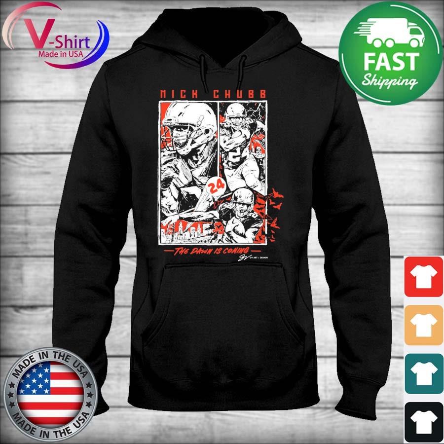 Official nick Chubb Poster Shirt, hoodie, sweater, long sleeve and tank top