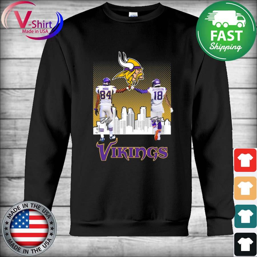 Minnesota Vikings Justin Jefferson Randy Moss T-Shirt, hoodie, sweater,  long sleeve and tank top