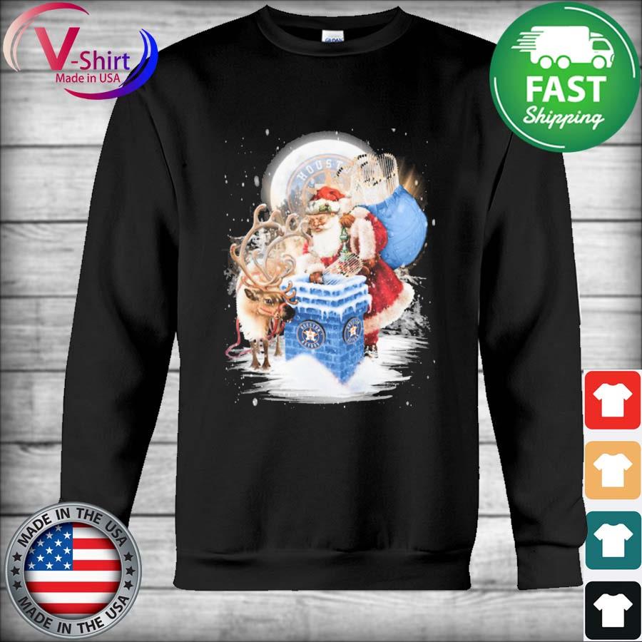 Houston Astros Santa Claus Christmas shirt