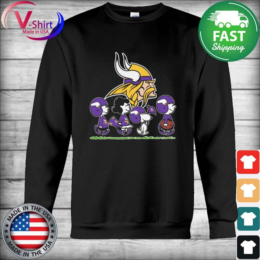 Snoopy And Friends Minnesota Vikings Shirt - High-Quality Printed