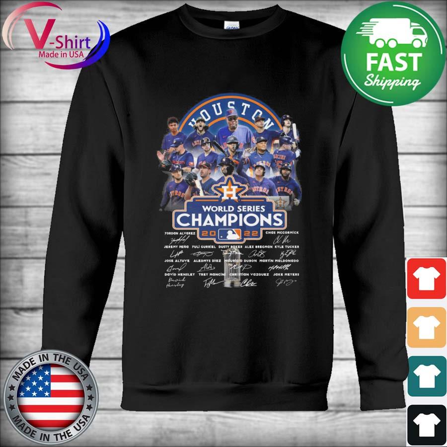 The Houston Astros MLB World Series Champions 2022 Signatures shirt, hoodie,  sweater, long sleeve and tank top