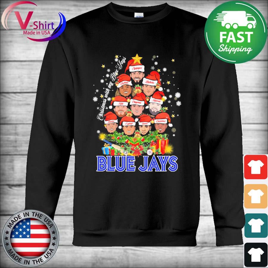 Toronto Blue Jays team tree Christmas with my Blue Jays shirt, hoodie,  sweater, long sleeve and tank top