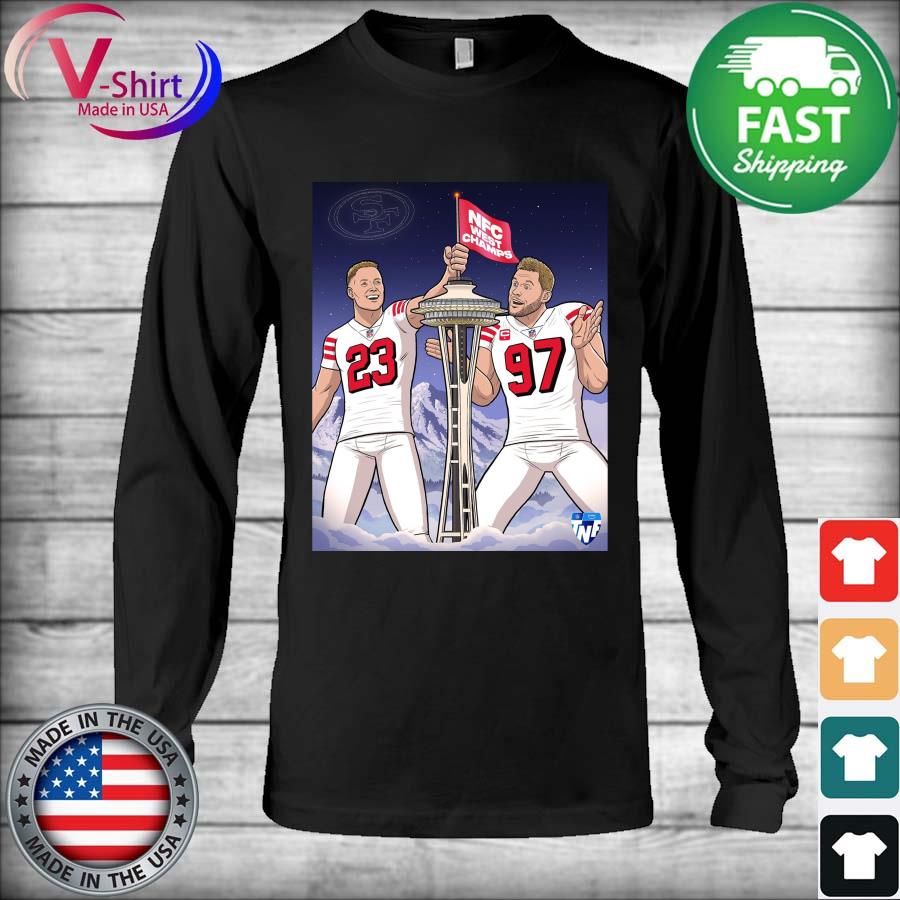 Buy SAN FRANCISCO 49ERS WINNER OF 2022 NFC WEST CHAMPIONS SHIRT